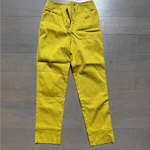 Maeve Yellow Skinny Pants